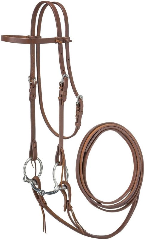 Royal King Western Bridle With Offset Dee Snaffle
