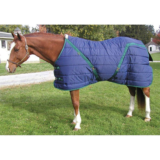Snuggie Stable Blanket Large 88 Navy/Hunter